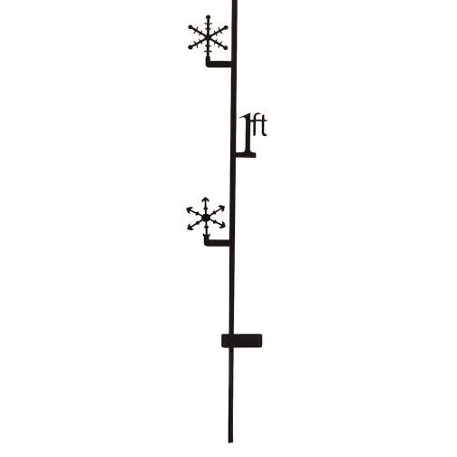 3-Ft Snowman Snow Gauge