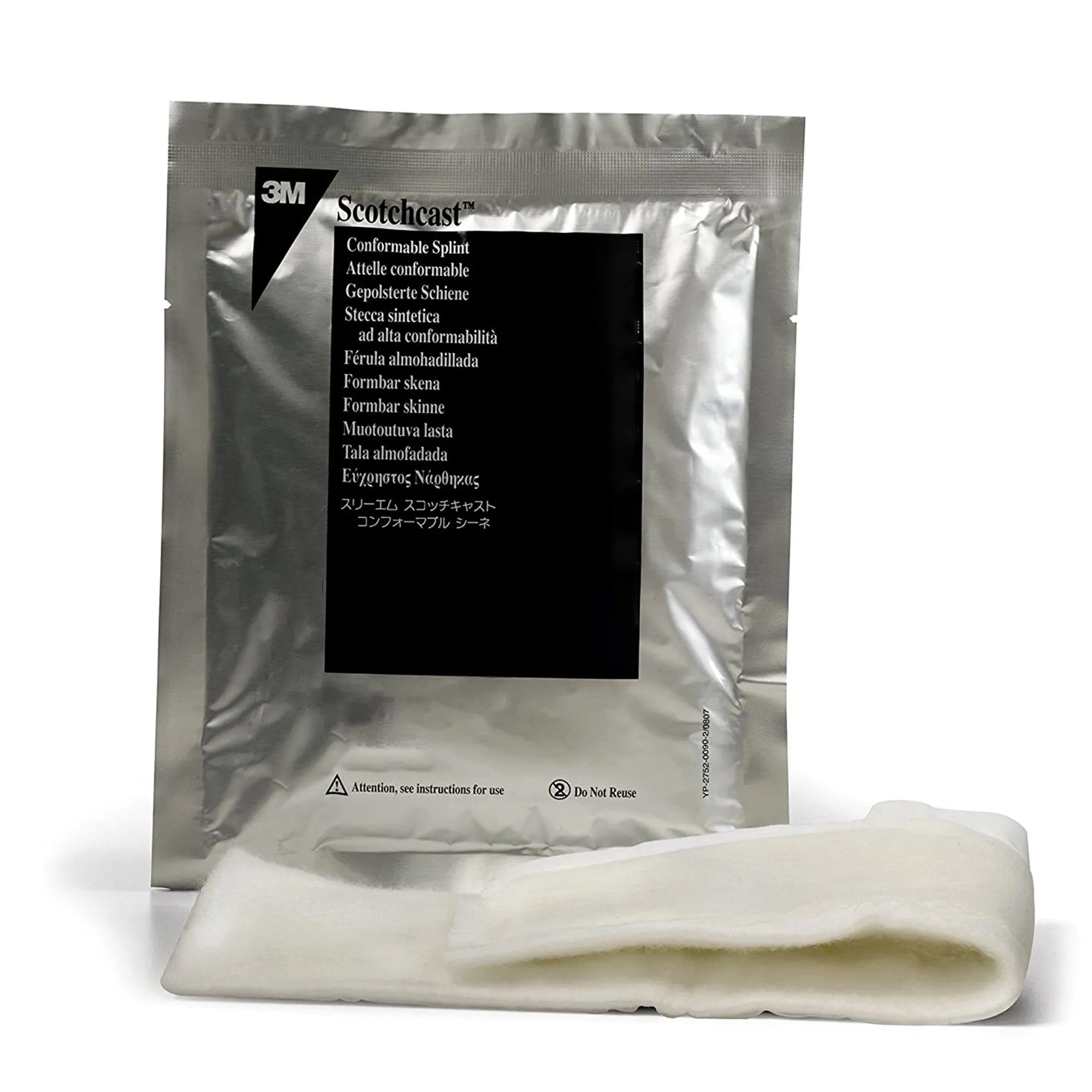 3M™ Scotchcast™ Quick Step Double Sided Felt Padded Precut Splint, 2 x 10 Inch, 1 Case of 10