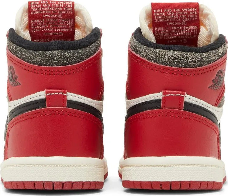 Air Jordan 1 Retro High OG TD Chicago Lost & Found, red