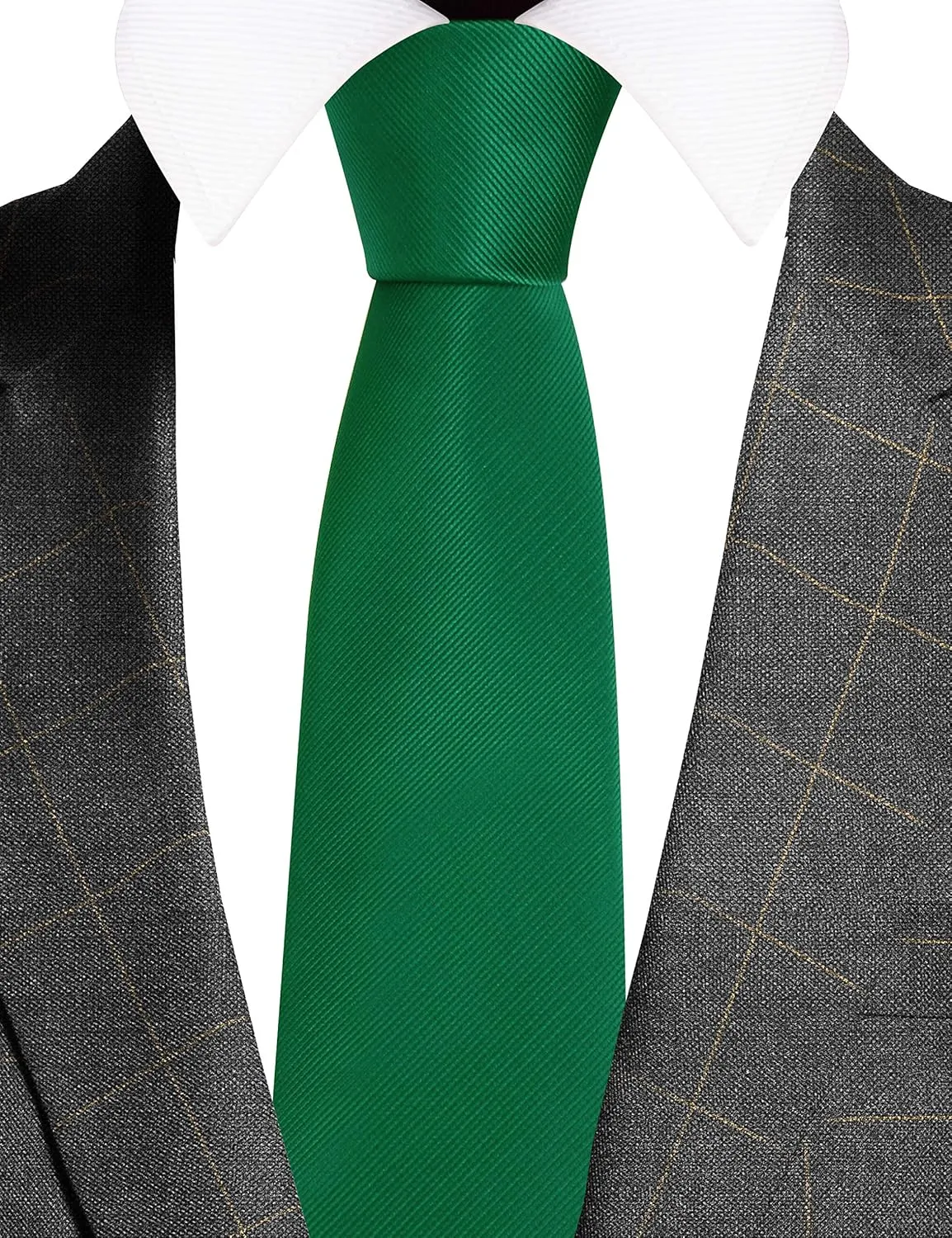 GUSLESON Classic New 3.15"??8cm?? Men's Solid Color Necktie Wedding Business Tie   Gift Box