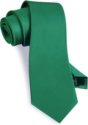 GUSLESON Classic New 3.15"??8cm?? Men's Solid Color Necktie Wedding Business Tie   Gift Box