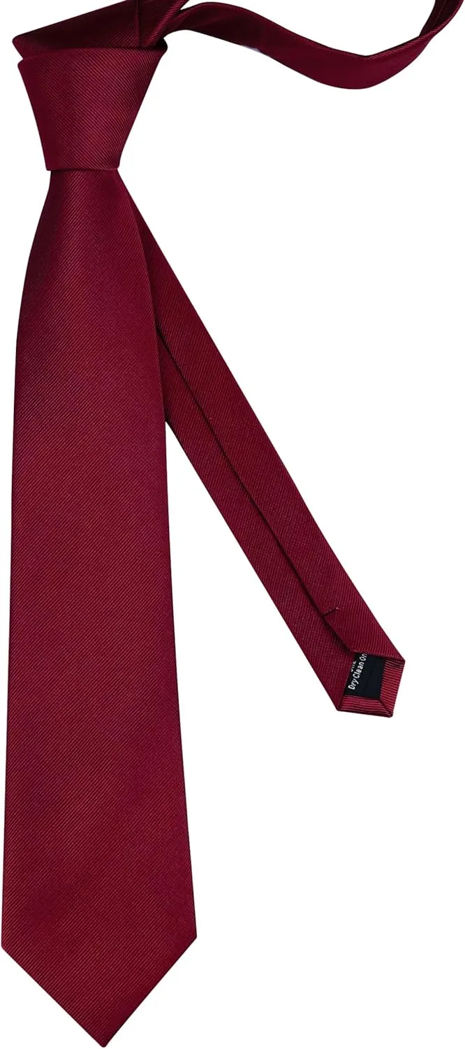 GUSLESON Classic New 3.15"??8cm?? Men's Solid Color Necktie Wedding Business Tie   Gift Box